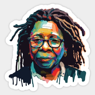 Whoopi Goldberg Art. Sticker